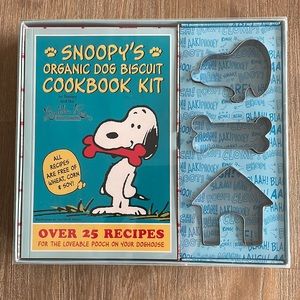 Snoopy’s Organic Dog Biscuit Recipe Book and Cookie Cutters